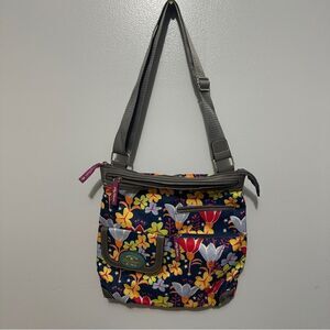 Lily Bloom multicolor floral crossbody